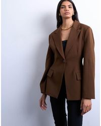 TOPSHOP - Blazer Stretto - Lyst