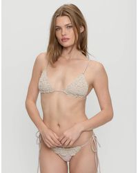 Frankie's Bikinis - Elena Crochet Bikini Top - Lyst