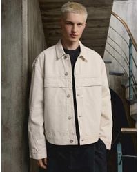 Bershka - Denim Jacket Trucker Out Of Core - Lyst