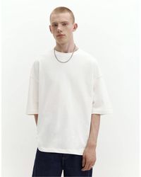 Pull&Bear - T-shirt ample - cassé - Lyst