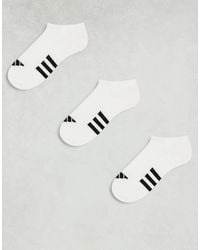 adidas Originals - Adidas Sportswear 3 Pack Cushioned Trainer Socks - Lyst