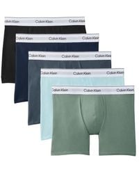 Calvin Klein - Icon Cotton Stretch 5 Pack Boxer Briefs - Lyst