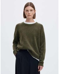 SELECTED - Lulu Relaxed Fit Alpaca Wool Blend Raglan Sleeve Jumper - Lyst