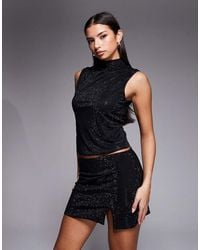 Mango - Embellished Mini Skirt Co-Ord - Lyst