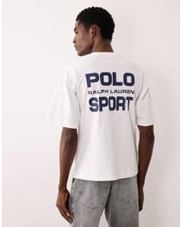 Polo Ralph Lauren - Sport Relaxed Fit Heavyweight Back Print T-Shirt - Lyst