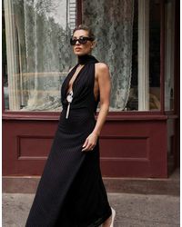 NA-KD - Halterneck Maxi Dress - Lyst