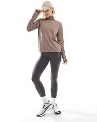 Nike - Top De Manga Larga Con Media Cremallera Dri-Fit Pacer De - Lyst
