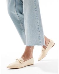 London Rebel - Buckle Detail Pointed Toe Loafers - Lyst