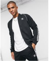 adidas Originals Cotton Superstar Track Jacket In Navy Bs2659 in Blue for  Men | Lyst UK