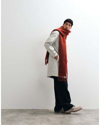 ASOS - Woven Brushed Scarf - Lyst
