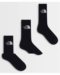 The North Face - Everday Standard 3 Pack Crew Sock - Lyst
