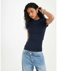 ASOS - Fitted Short Sleeve Baby Tee - Lyst