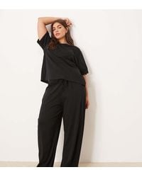 ASOS - Asos Design Curve Mix & Match Cotton Pyjama Trouser - Lyst