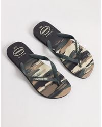 Havaianas - Top Camo Flip Flops - Lyst