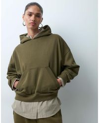 ASOS - Boxy Brushback Hoodie - Lyst