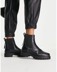 Dames ASRA Chessie Dames Schoenen voor voor Laarzen voor Enkellaarzen Chelsea  Boots Met Plateauzool in het Zwart allware.com.br