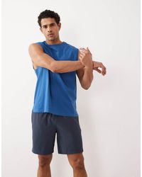 4505 - Icon Cotton Oversized Pump Training Tank With Quick Dry Finish - Lyst