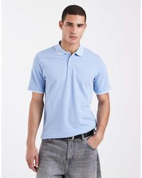 Jack & Jones - Premium Tipped Collar Polo - Lyst
