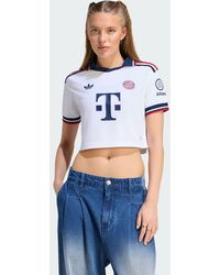 adidas Originals - Bayern Munich 2026/27 Away Cropped Replica Jersey - Lyst