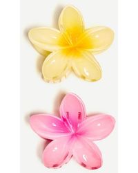 Bershka - 2-Pack Of Flower Hair Clips - Lyst
