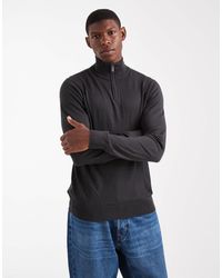Threadbare - 1/4 Zip Jumper - Lyst