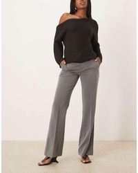 Gina Tricot - Relaxed Fit Bootcut Tailored Trousers - Lyst