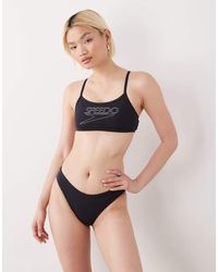 Speedo - Endurance+ Logo Thin Strap Bikini - Lyst