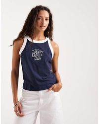 Wrangler - Ringer Tank Top - Lyst