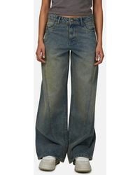 Good For Nothing - Baggy Vintage Wash Denim Jeans - Lyst