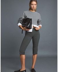 Stradivarius - Mixed Fabric Jumper - Lyst