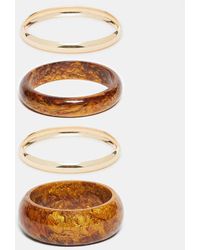 ASOS - Set Van 4 Armbanden Met Hars - Lyst