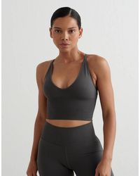Aim'n - Vormgevende Naadloze Bralette Met Gekruiste Achterkant - Lyst