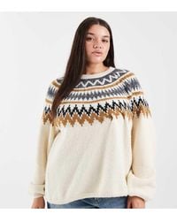ONLY - Fair Isle Trui Met Ballonmouwen - Lyst