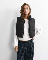 Pull&Bear - Padded Gilet - Lyst