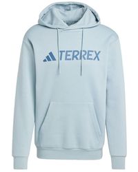 adidas - Sudadera Gris Magia Con Capucha Y Logo Grande Terrex Multi De - Lyst