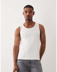 ARKET - Geribbelde Tanktop - Lyst