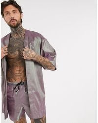 ASOS Co-ord Kimono - Purple