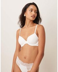 Calvin Klein - Perfectly Fit Lace Lightly Lined Perfect Coverage Bra - Lyst