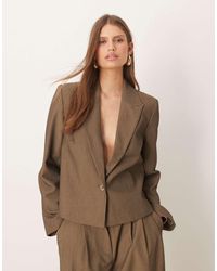 Y.A.S - Tailored Short Blazer Co-ord - Lyst