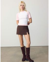 Stradivarius - Basic Fitted Top - Lyst