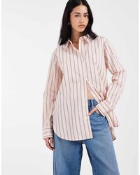 Vero Moda - Oversized Cotton Oxford Shirt - Lyst