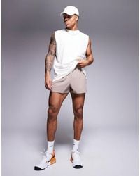 4505 - Camiseta Deportiva Blanco Hueso Sin Mangas Para Entrenamiento Extragrande De Algodón Con Acabado De Secado Rápido Icon De - Lyst