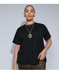 ASOS - Asos Design Curve Regular Fit Crew Neck T-shirt - Lyst