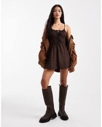 Cotton On - Haven Linen Strappy Mini Dress - Lyst
