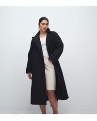 ASOS - Asos Design Curve Longline Water Repellent Trench Coat - Lyst