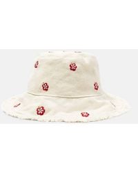 Pull&Bear - Hibiscus Flower Bucket Hat - Lyst
