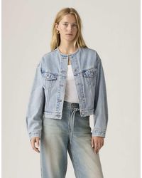 Levi's - Collarless Shrunken '90S Trucker Jacket - Lyst
