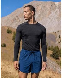 4505 - 2-in-1 Quick Dry 13cm Woven Running Shorts With Zip Pockets - Lyst
