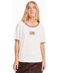 Quiksilver - Ringer Screen Short Sleeve T-Shirt - Lyst