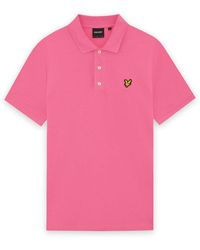 Lyle & Scott - Ss Polo Shirts Plain Polo Shirt - Lyst